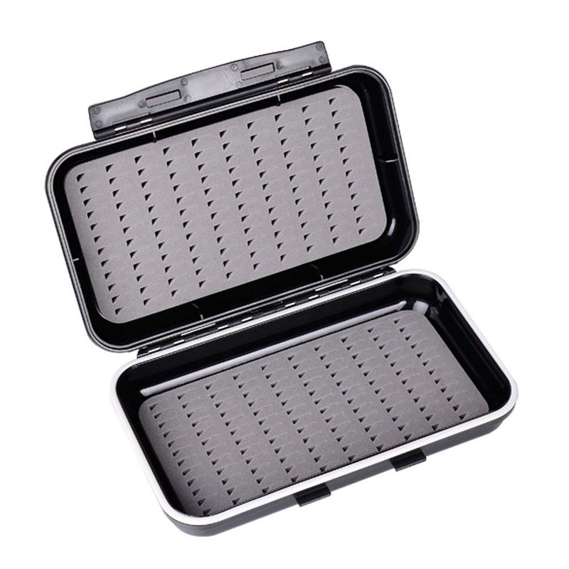 Aventik Waterproof Fly Box Two Sided Easy Grip Foam Light Weight Fishing Tackle Box Large Capacity(H19MB) - Image 1